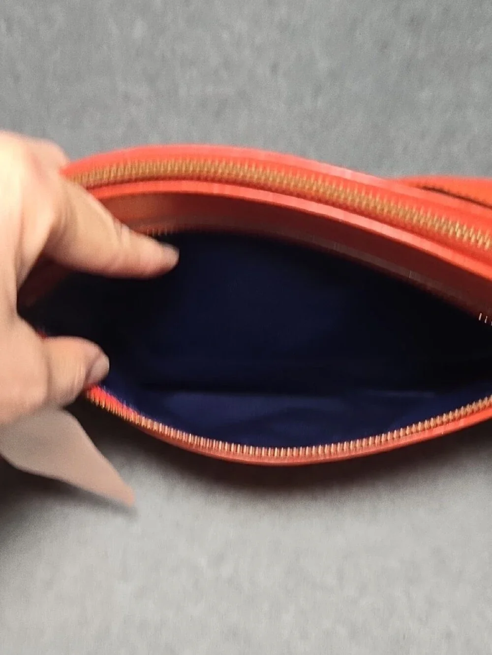 Coach Madison Leather Pocket Swingpack Crossbody Tangerine Orange